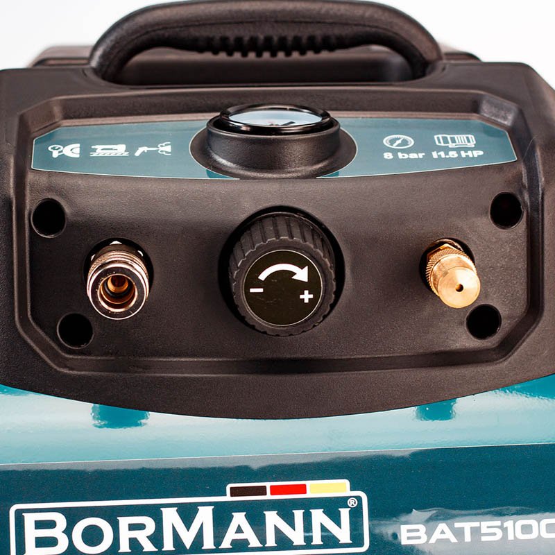 Bormann compressore silenzioso oil-free brushless 6 L 1,5 HP