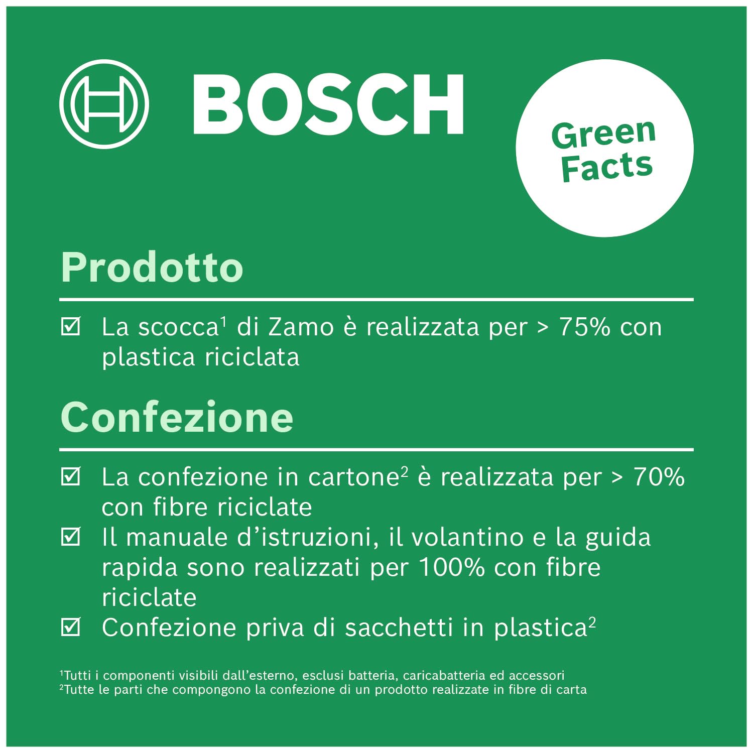 Bosch Zamo Misuratore Laser 25 m Area con Memoria