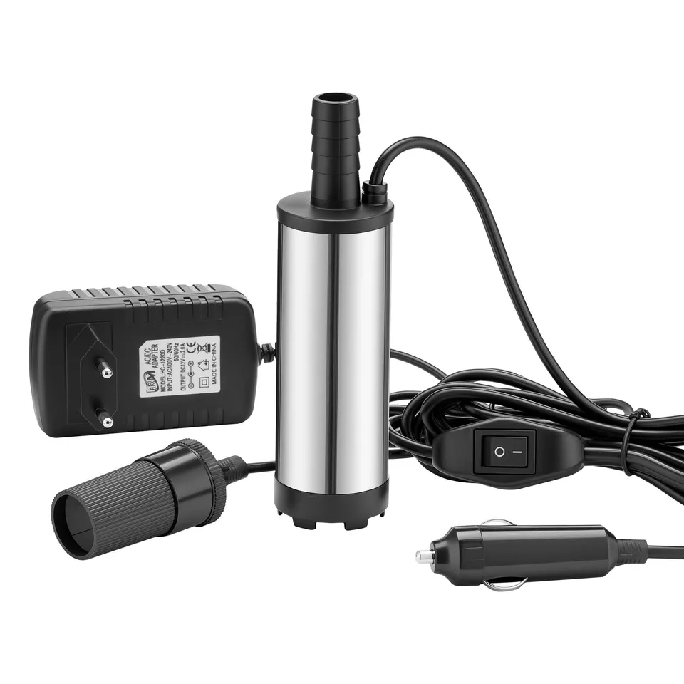 Wiltec Pompa 12V Acqua Diesel 12-15 l/min 16 mm