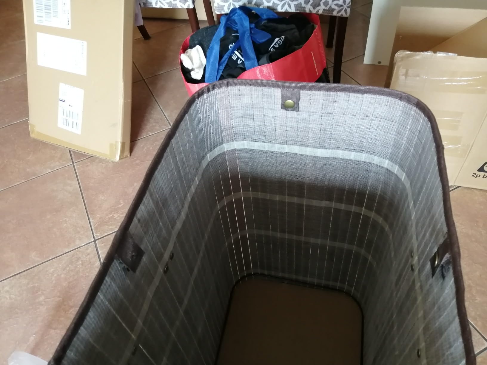 Wiltec Cesto Portabiancheria Bambù 72 L Natur Rettangolare