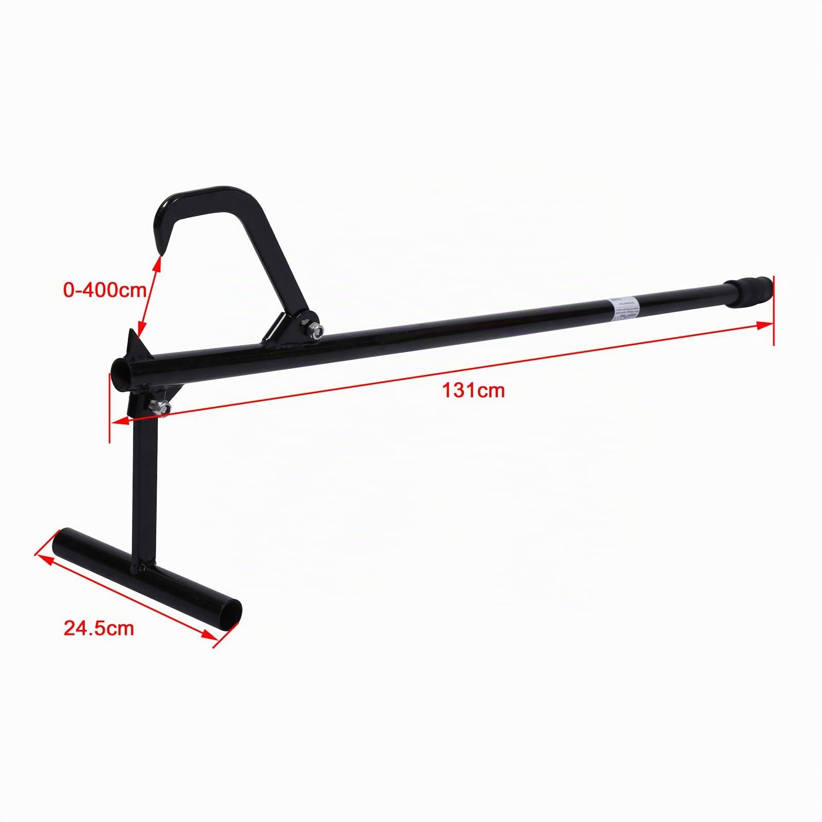 Wiltec Sollevatore Tronchi 130 cm Ø35 cm con Leva in Acciaio