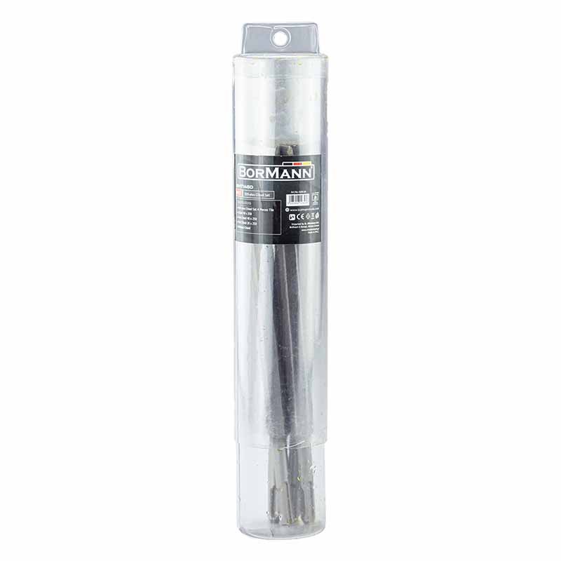 Bormann Scalpelli SDS-Plus Set 4 Pezzi Demolizione