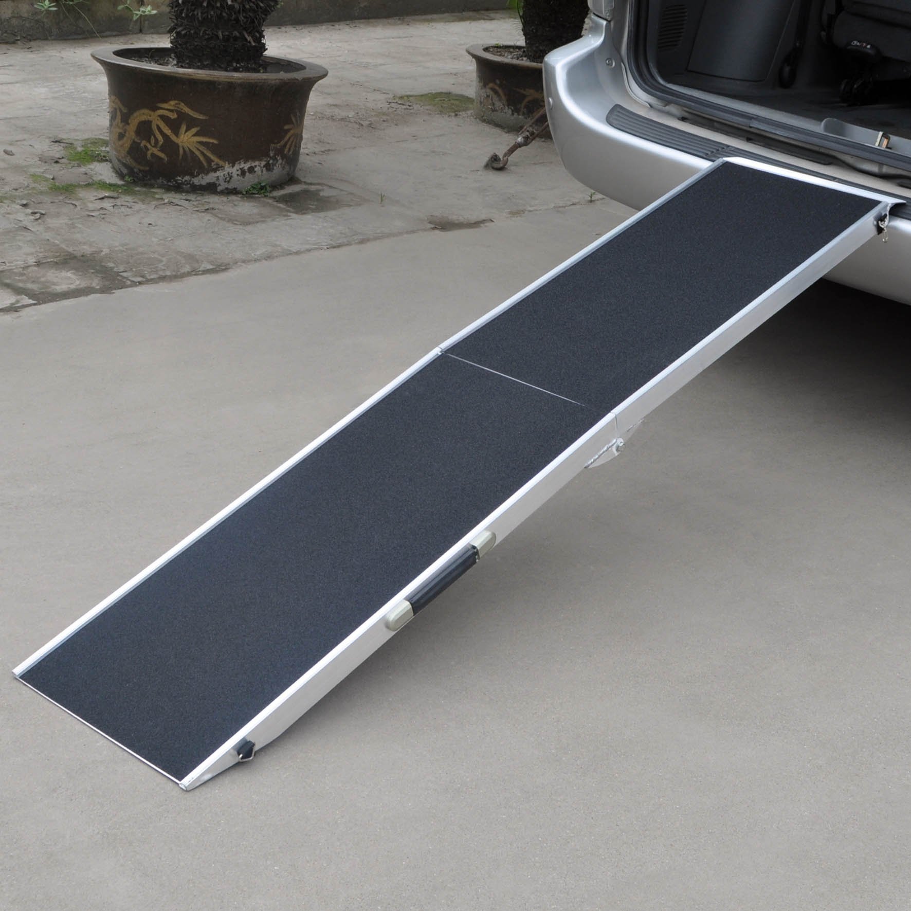 Wiltec Rampa per Cani in Alluminio 244x48 cm 110 kg Antiscivolo