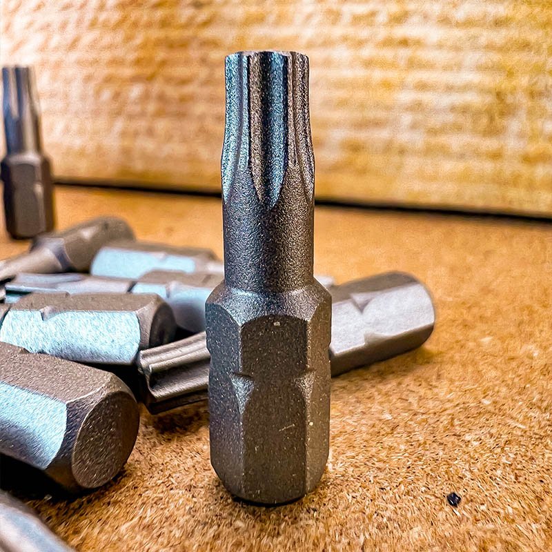 Bormann Sixstar Bits T25 inserti 1/4" 10 pezzi Torx