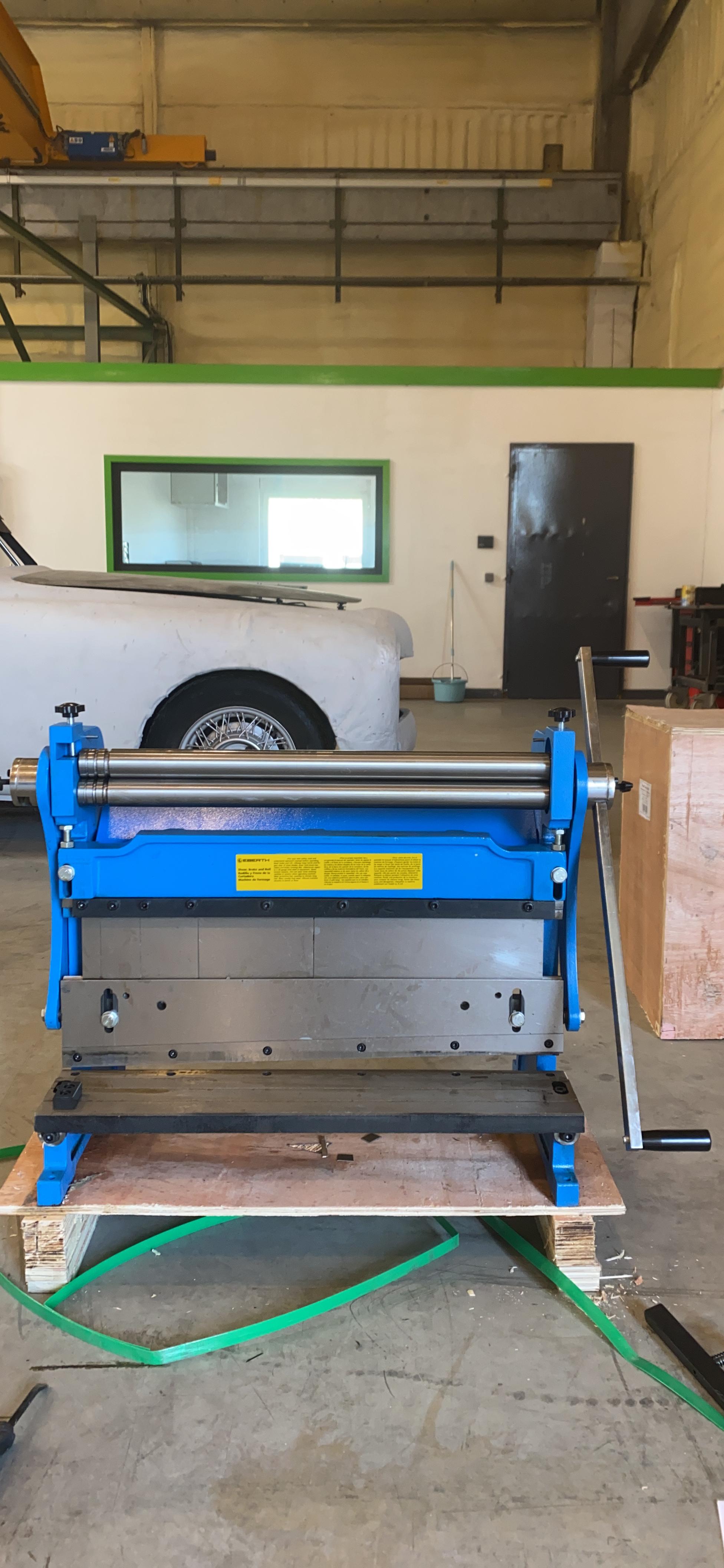 EBERTH Calandra Manuale 3 in 1 610 mm per Lamiera 1 mm