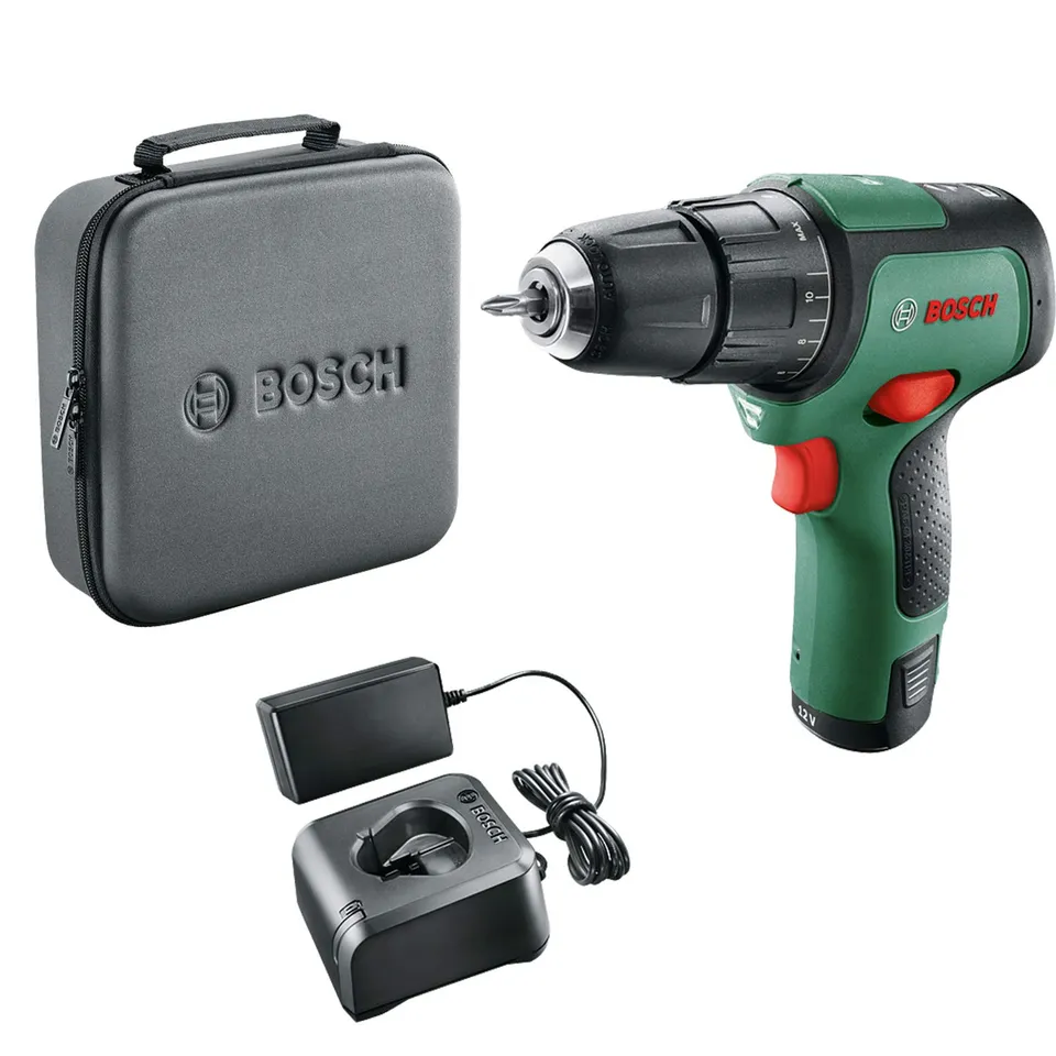 Bosch EasyImpact 12 Trapano Battente 12V 1 Batteria Borsa
