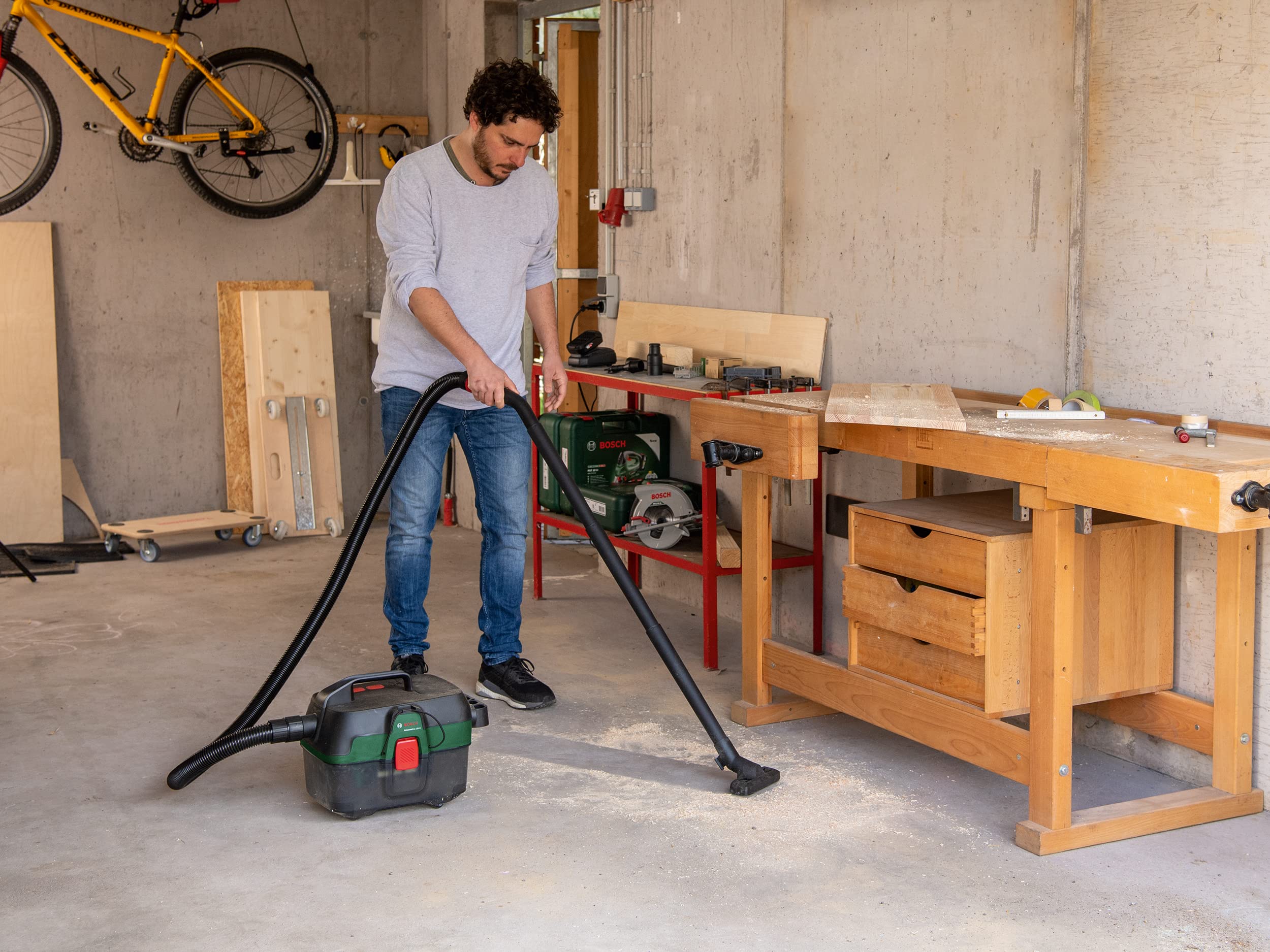 Bosch AdvancedVac 18V-8 sacchetti tessuto 4 pezzi
