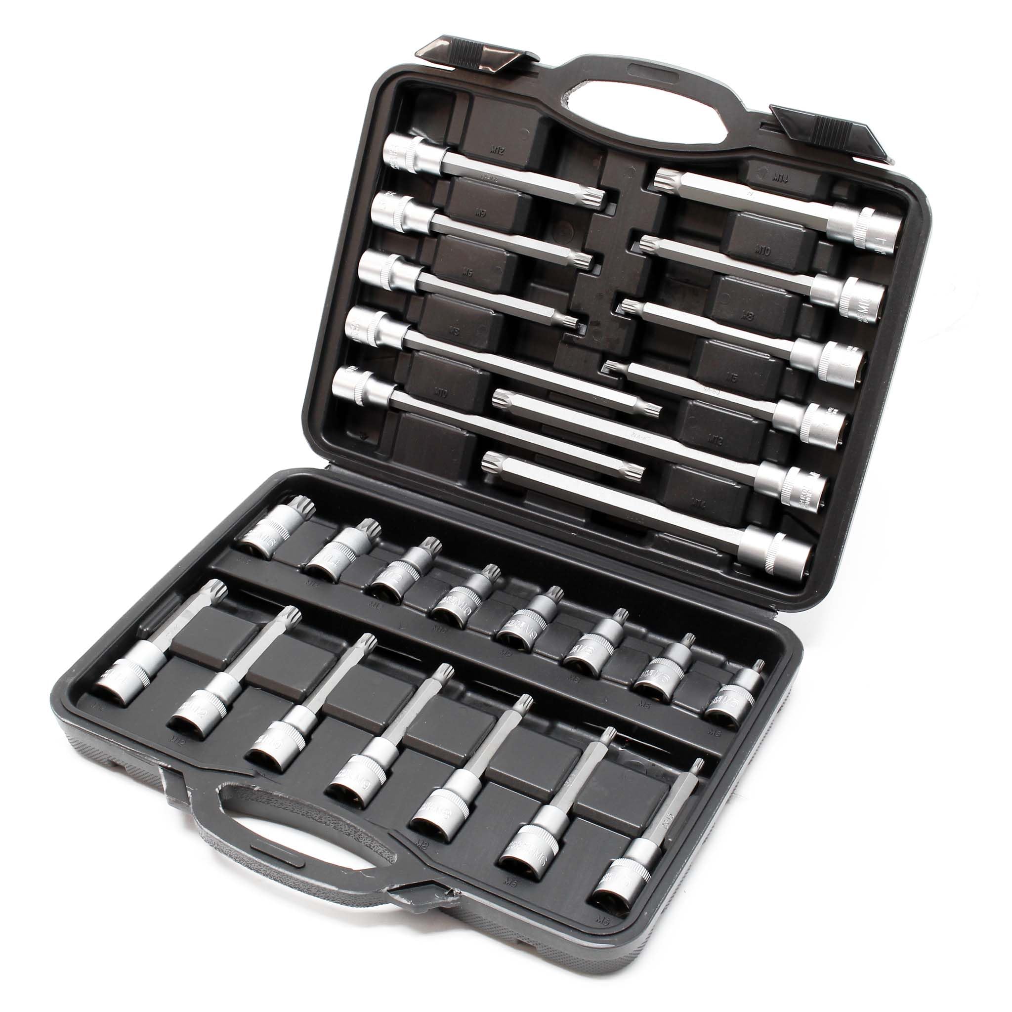 Wiltec set chiavi a bussola 88 pz 1/2" 3 valigette