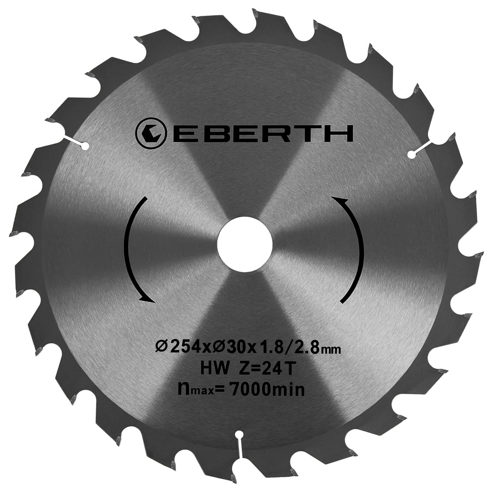 EBERTH Lama Circolare 500mm 32 Denti Legno 500X32T