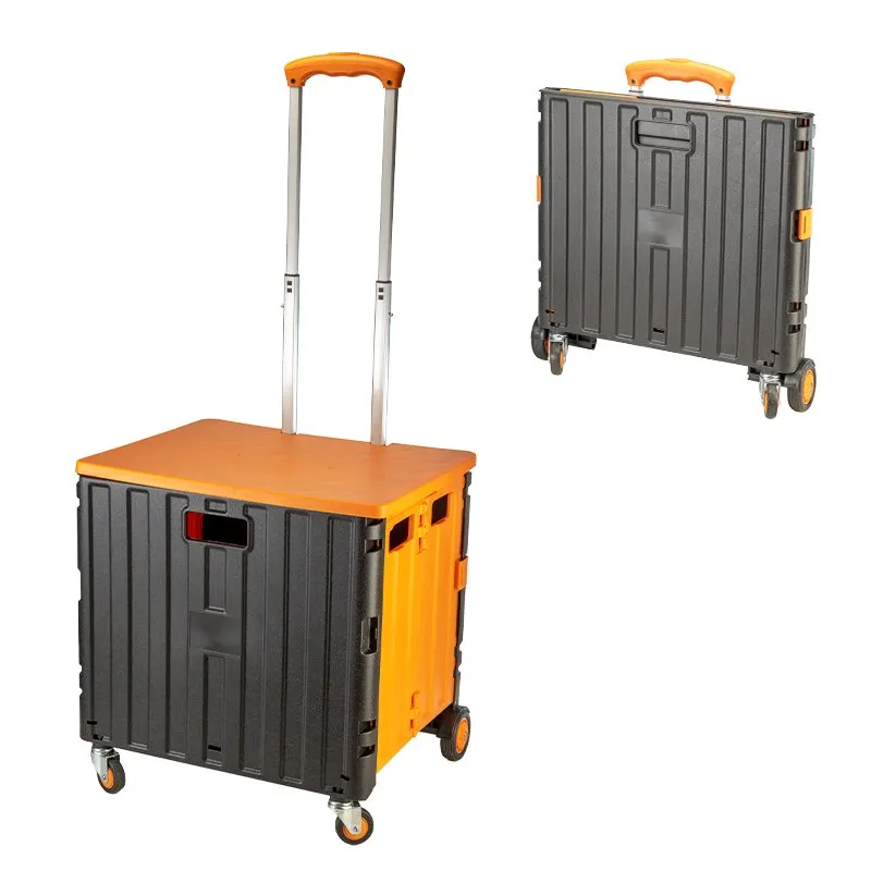Bormann Carrello Pieghevole Plastica 35 Kg 50 L
