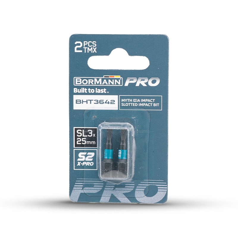 Bormann X-Pro inserto a taglio SL3x25mm S2 impatto 2pz