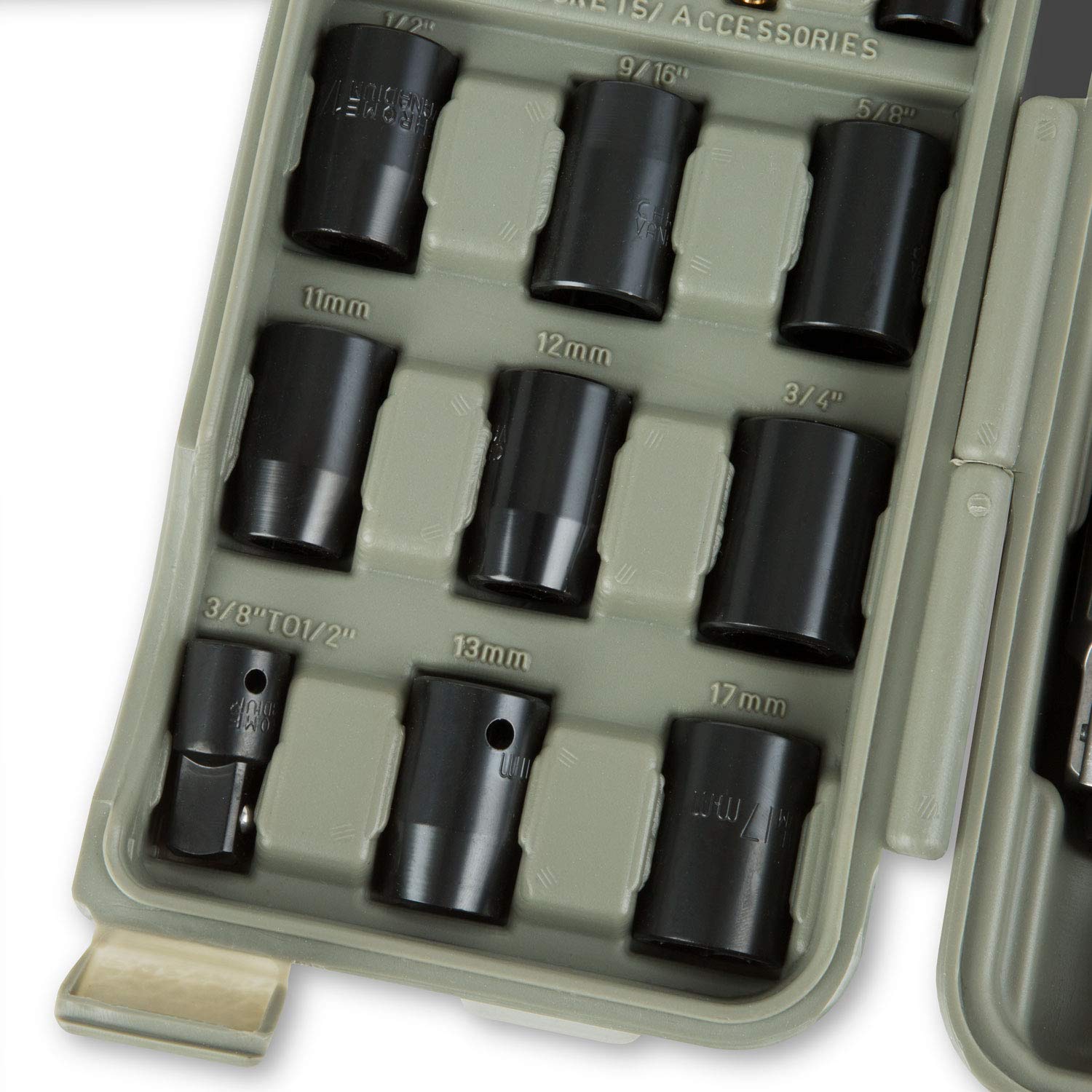 EBERTH Set Utensili Pneumatici 71 Pezzi 1/2" con Valigetta