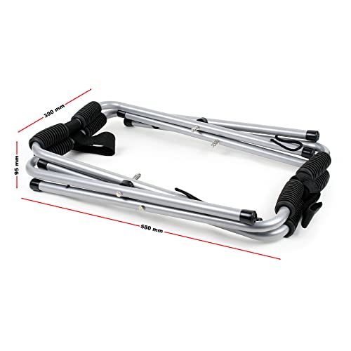 Wiltec Cavalletto Kayak Alluminio 370x330x410 mm 2 Pezzi