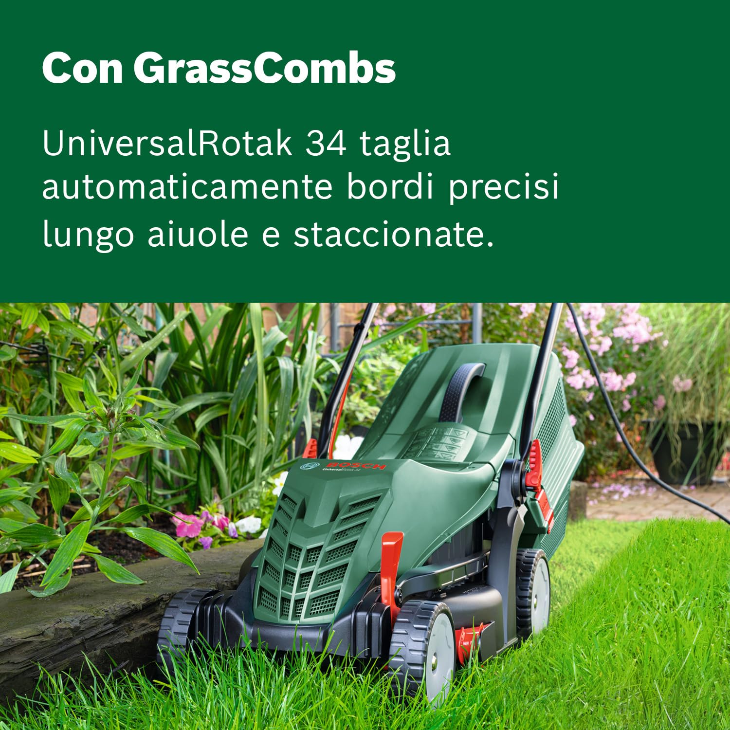 Bosch UniversalRotak 34-405 tagliaerba elettrico 1300 W