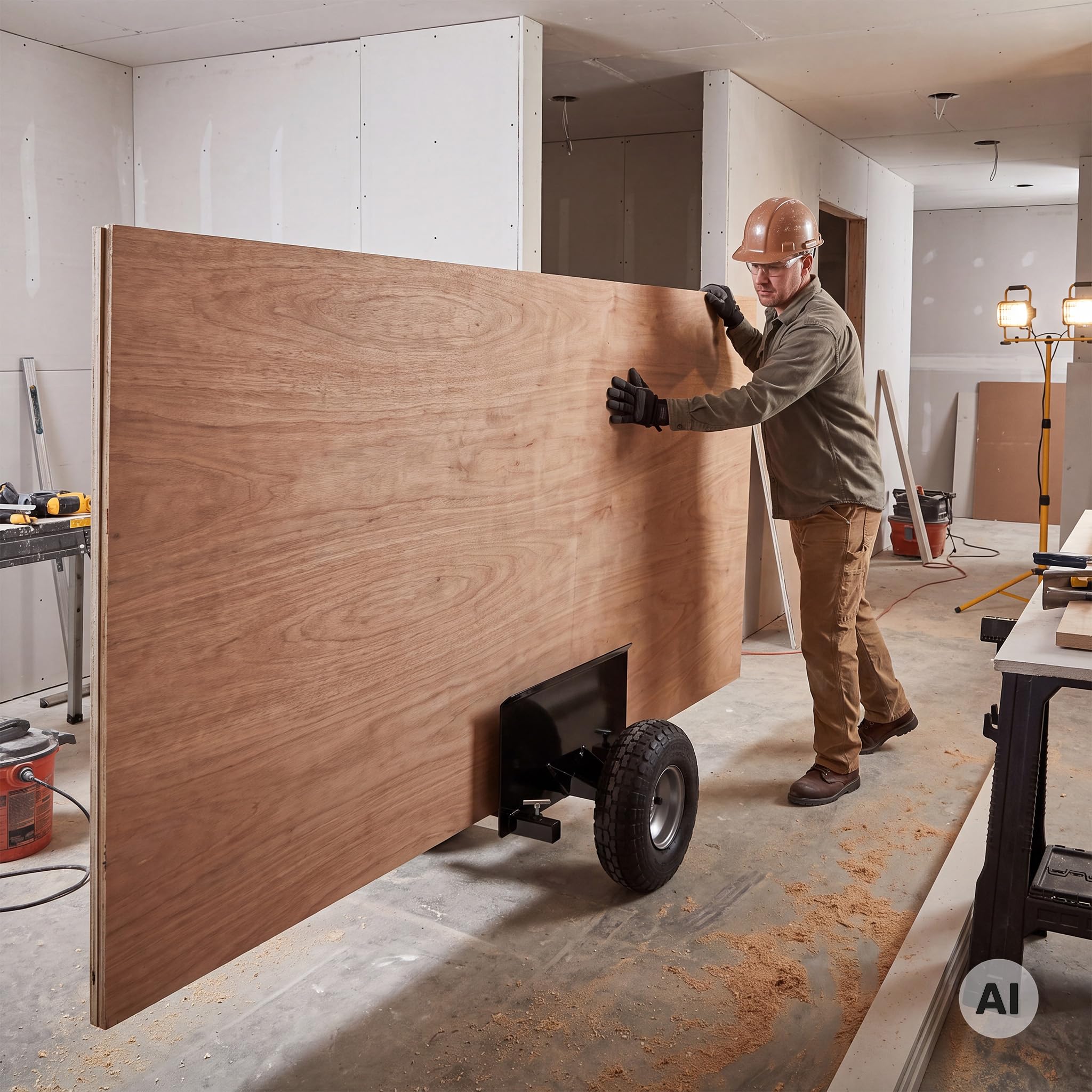 Wiltec Carrello Carichi Pesanti 275 kg pneumatici
