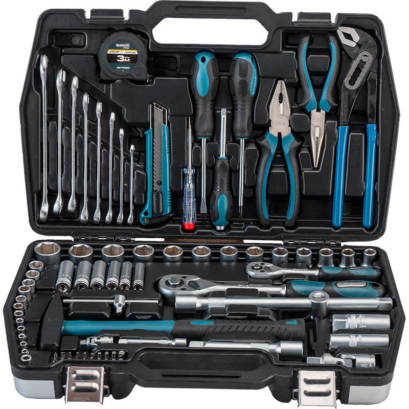 Bormann 81 pezzi Cr-V set utensili valigetta combinato