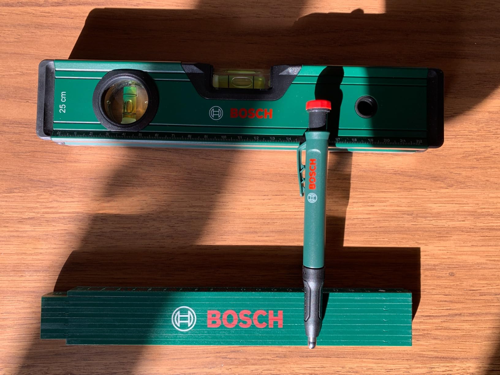Bosch Home and Garden Set di Marcatura Livella 25 cm 3 pezzi