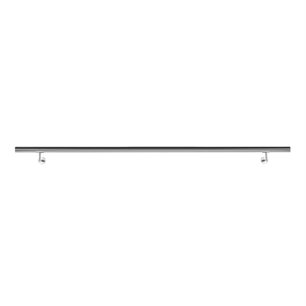 Wiltec Corrimano 200 cm acciaio inox V2A a parete