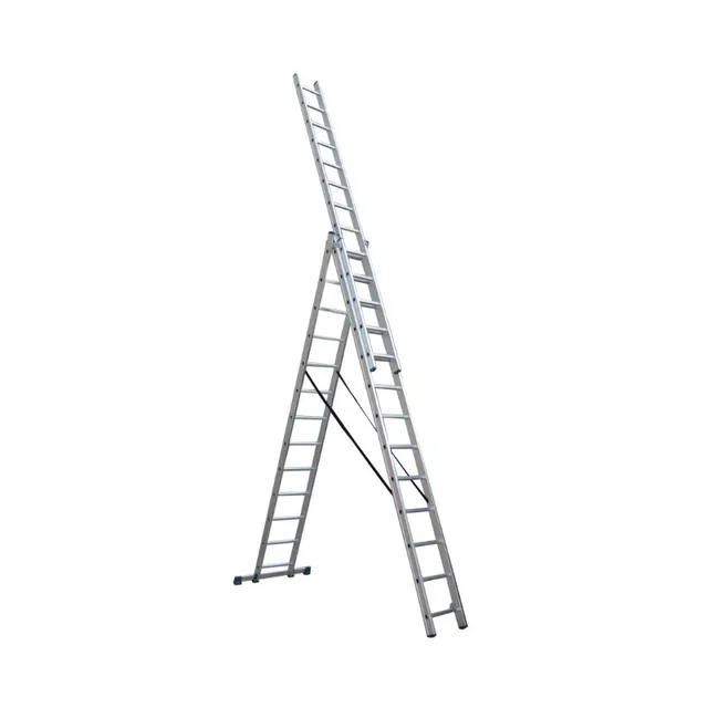 Bormann Scala Tripla Alluminio 3x11 6,49m Professionale
