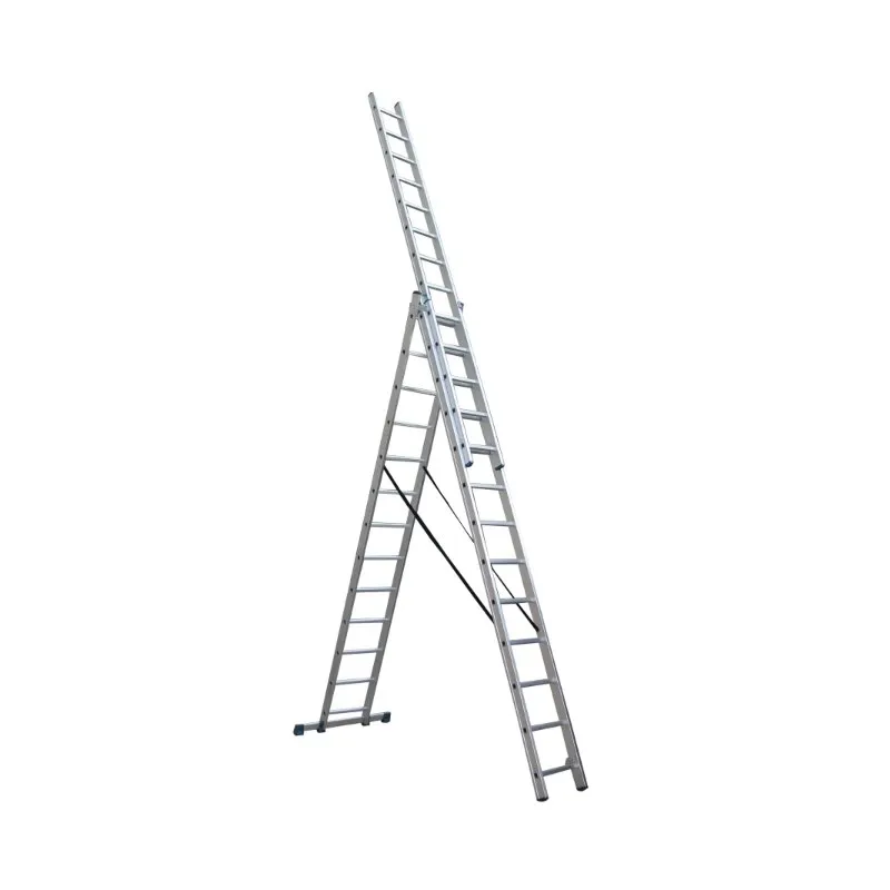 Bormann Scala Tripla Alluminio 3x11 6,49m Professionale