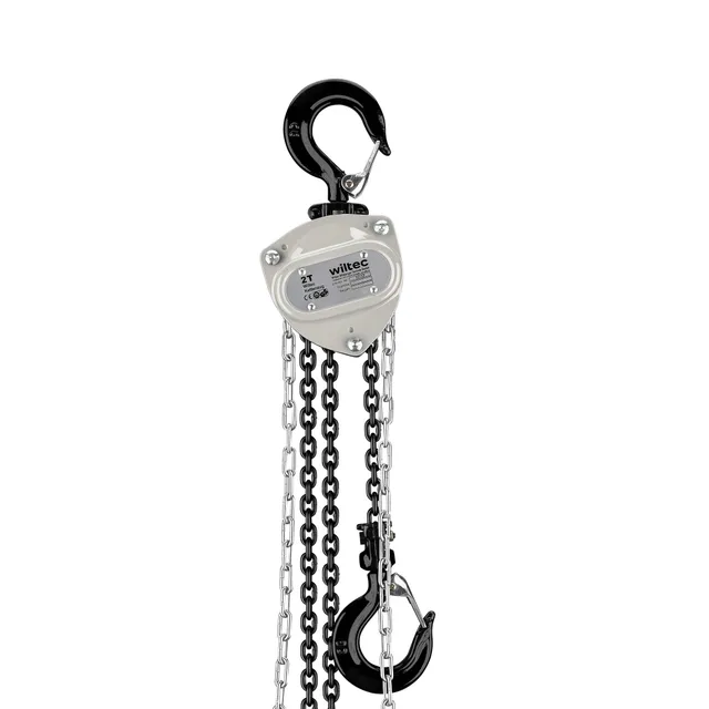 Wiltec V21-2 Paranco a Catena Manuale 2 T 3 M G80