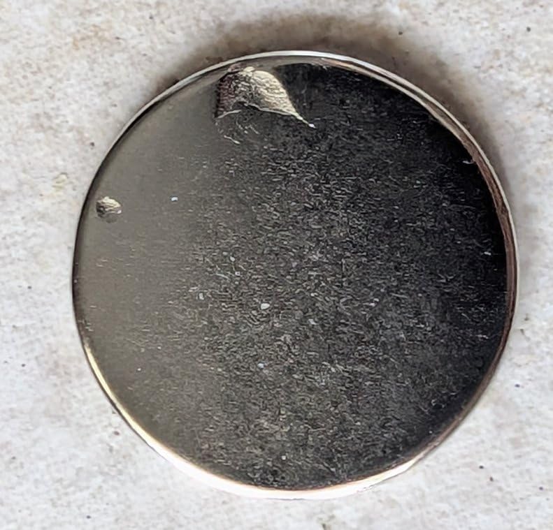 Wzone Magneti Adesivi Neodimio 25x2 mm 6 Pezzi