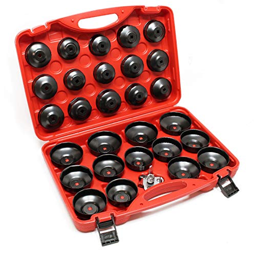 Wiltec Set Chiavi a Tazza Filtro Olio 29 Pezzi