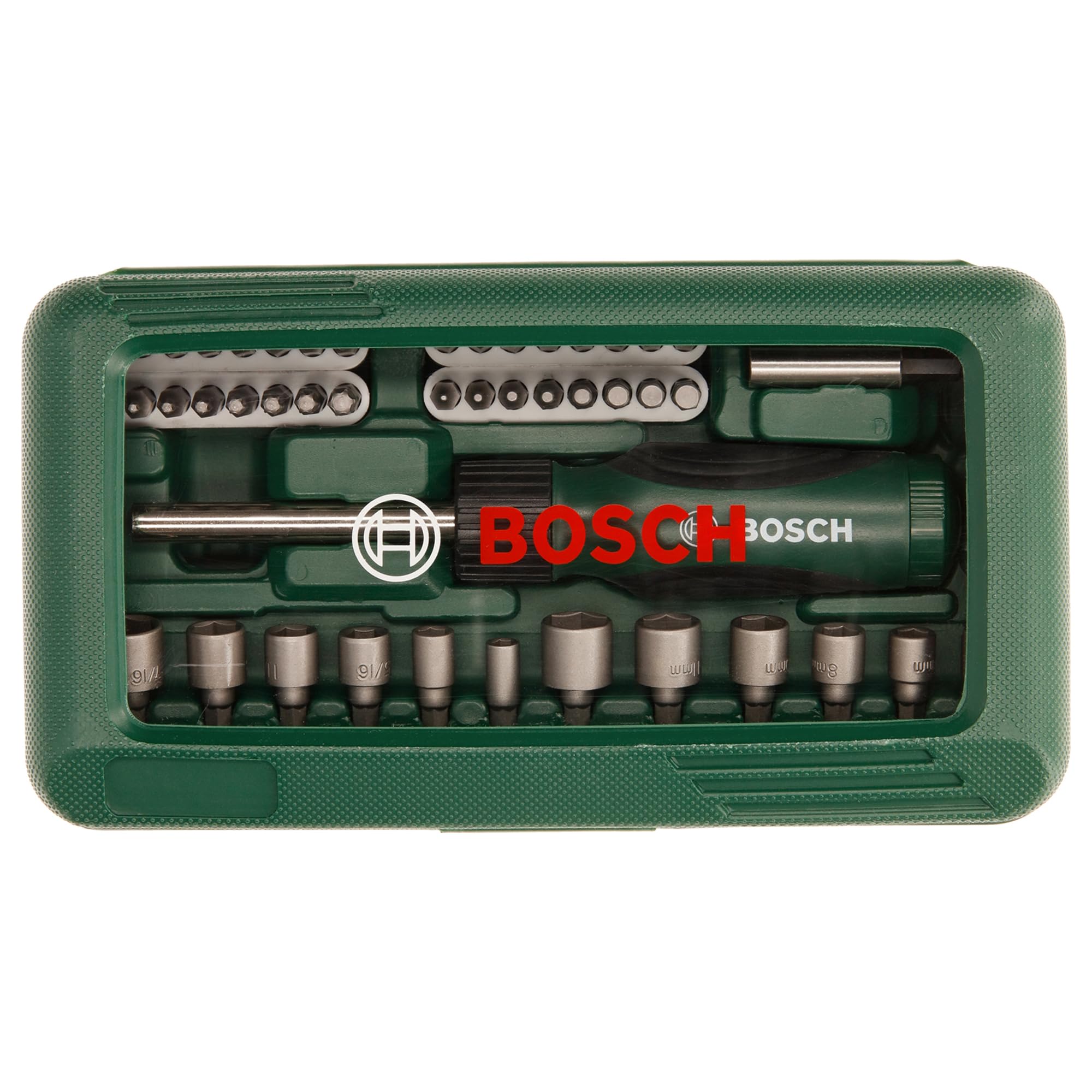 Bosch 2607019504 Set Bit Avvitamento 46 pezzi con cricchetto