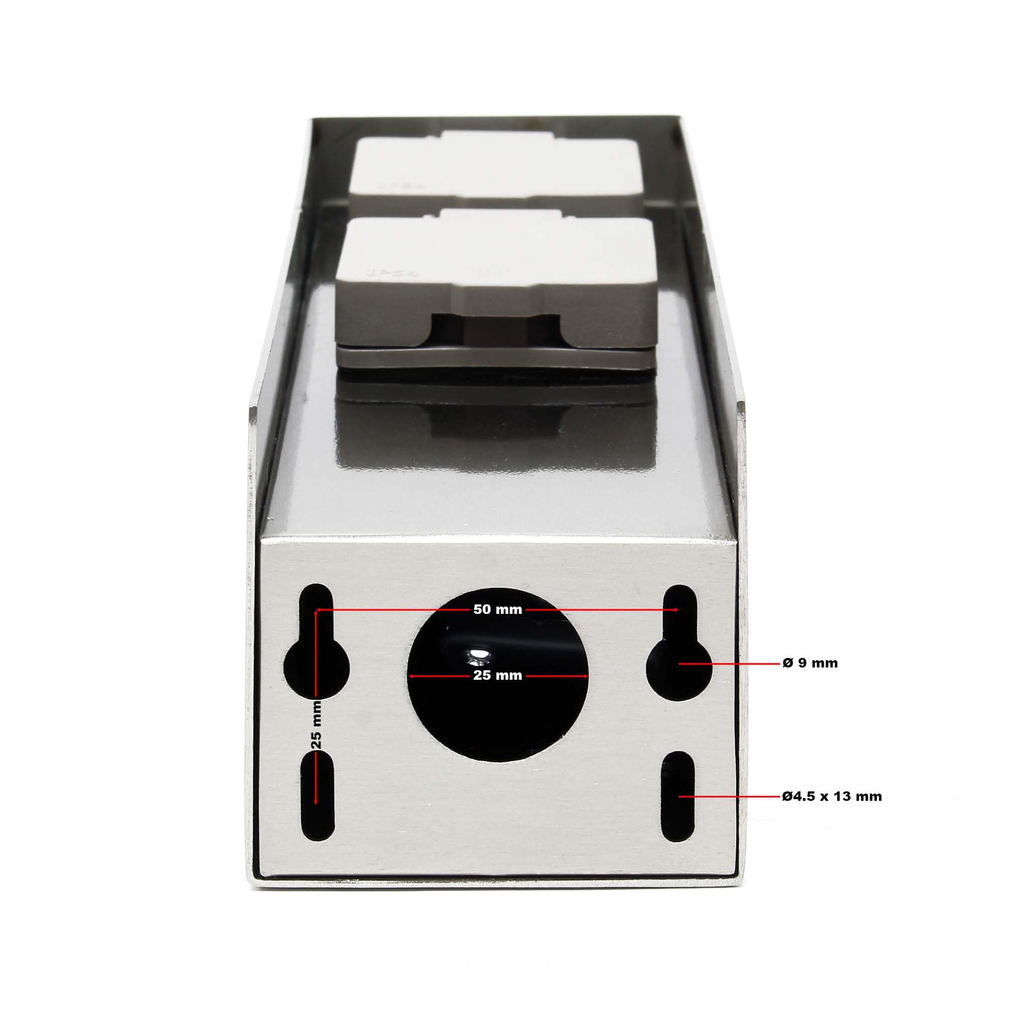 Wiltec Colonna Presa Giardino 2 Prese 230V IP44