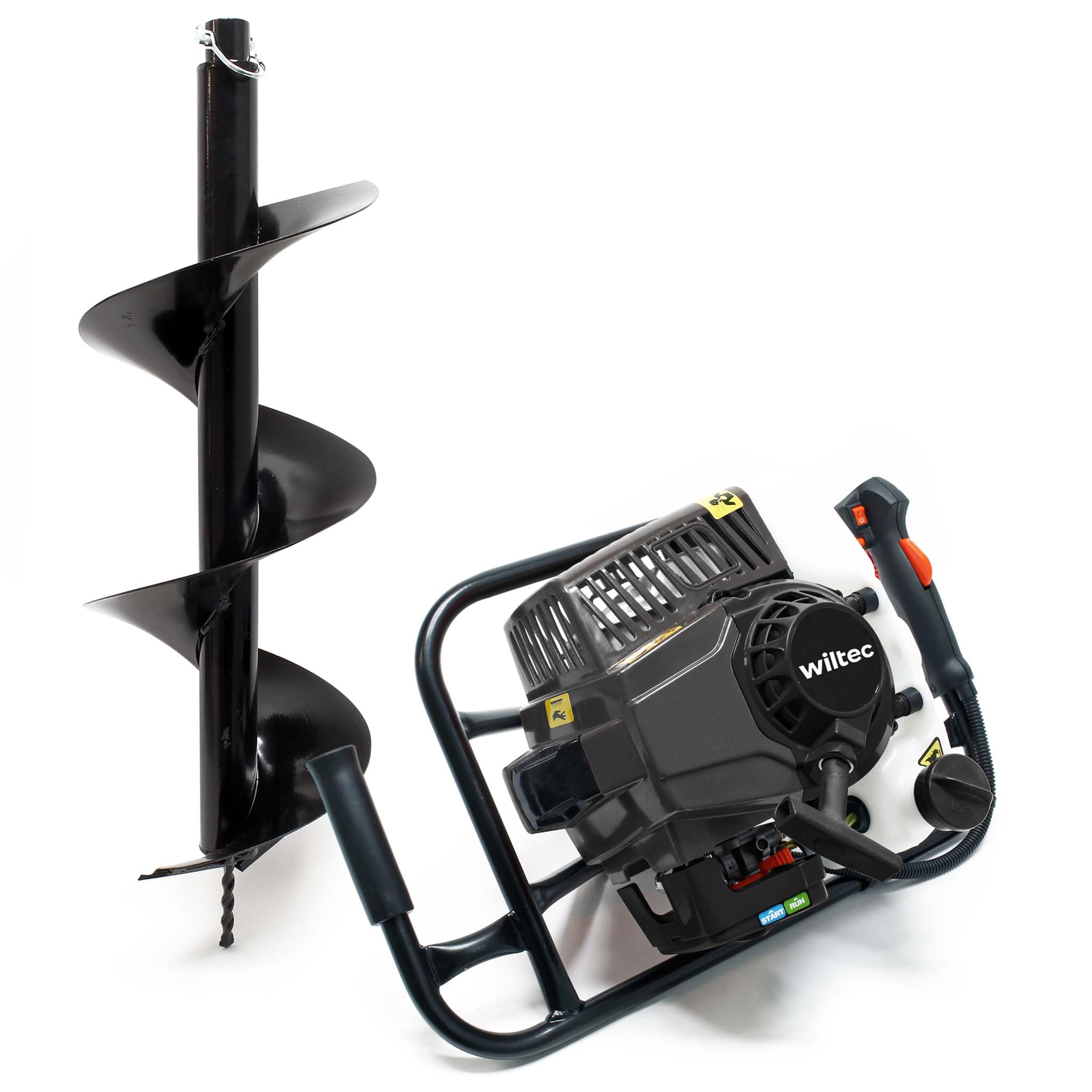 Wiltec Mototrivella Benzina 3CV 63,3cc Punta Ø200mm