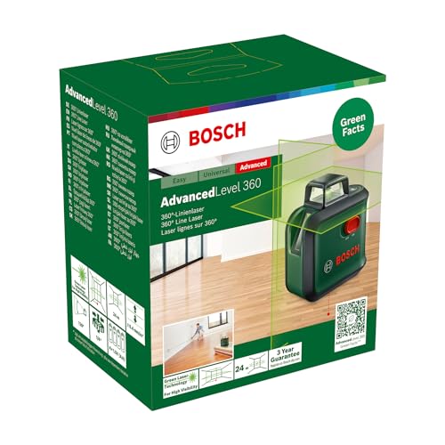 Bosch AdvancedLevel 360 livella laser verde Basic