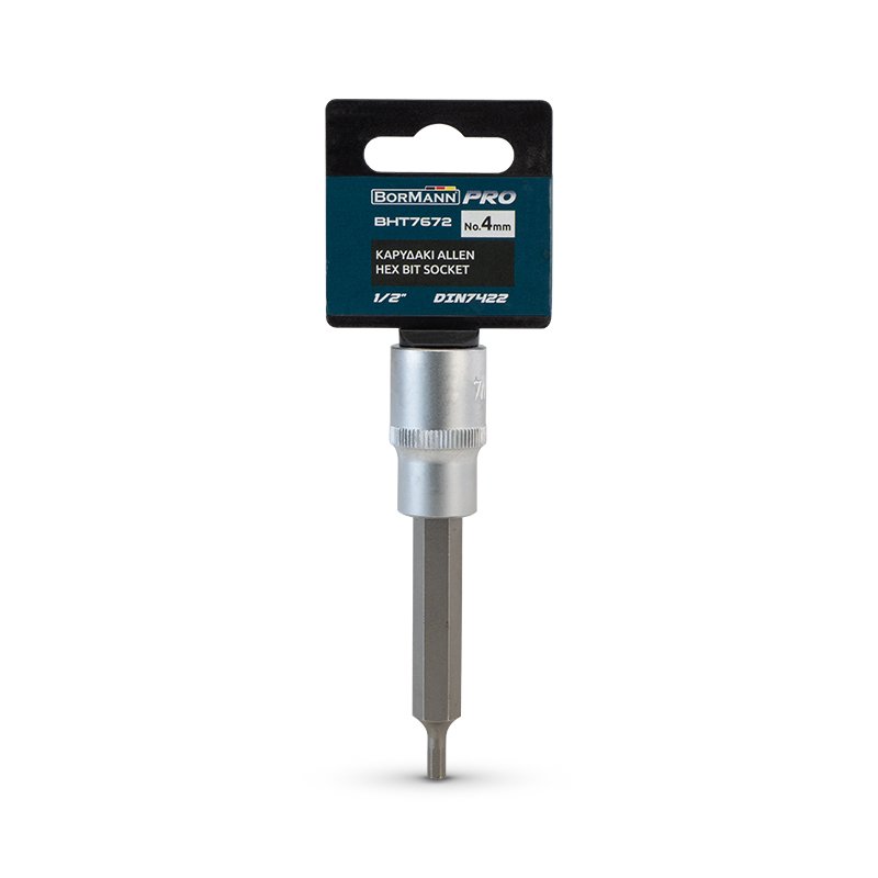 Bormann Bussola Esagonale 1/2" 4mm DIN 7422 cromo