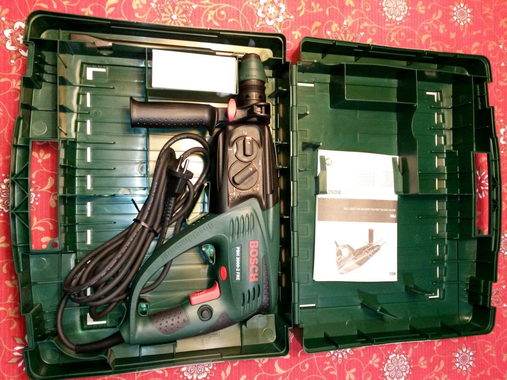Bosch PBH 3000-2 FRE Martello perforatore SDS-plus 750 W