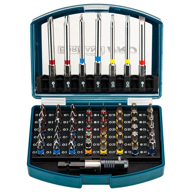 Bormann Set Bit 56 Pezzi con adattatore misti corti lunghi