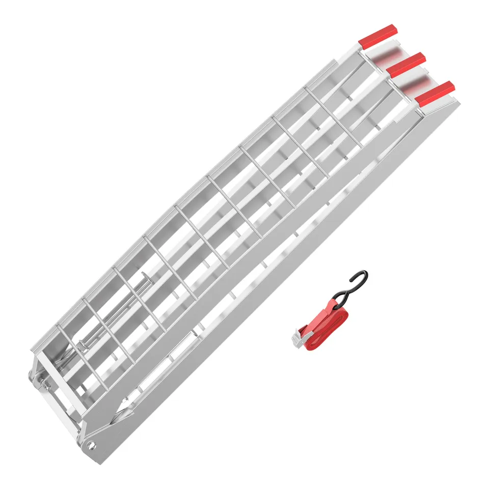 Wiltec Rampa carico 226 cm alluminio 680 kg pieghevole moto