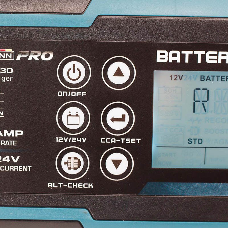 Bormann Pro caricabatterie 12/24V 15A LCD