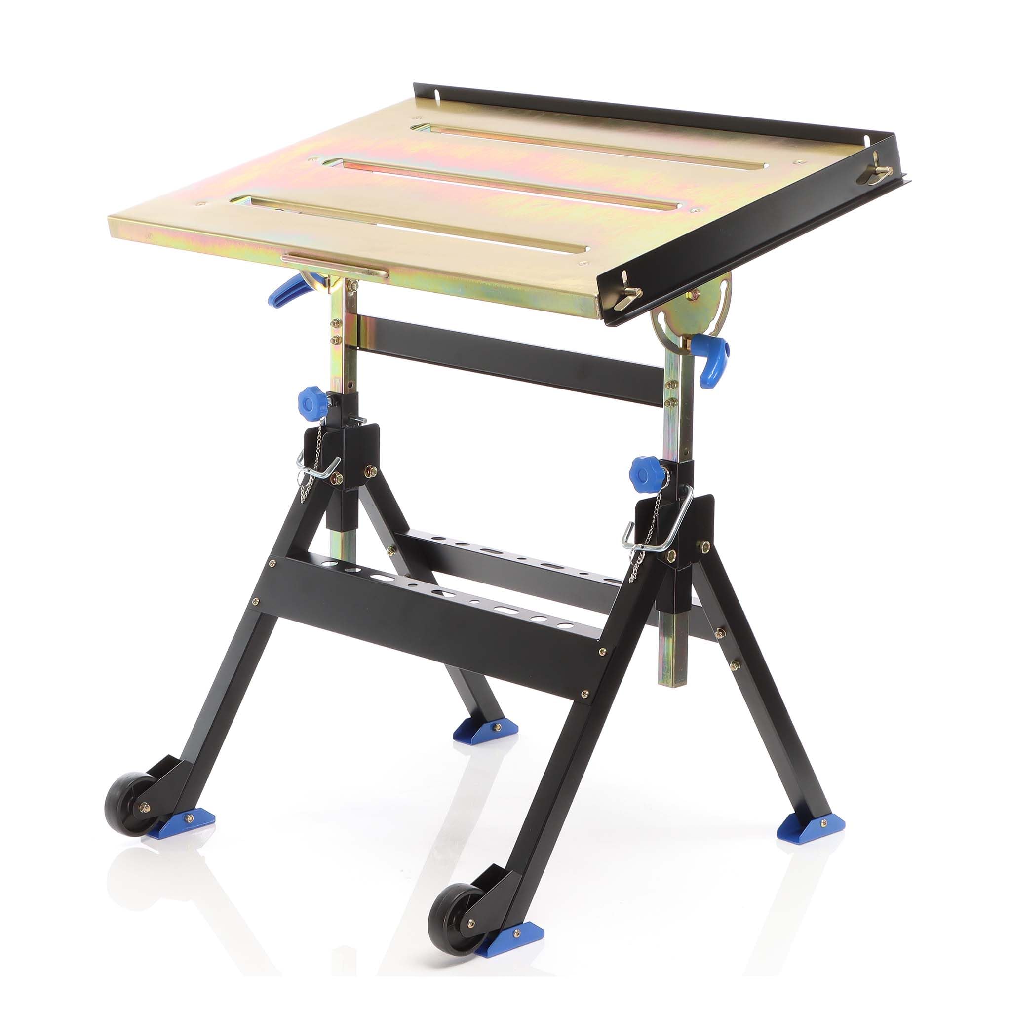 XPOtool Banco Saldatura Pieghevole 150 kg 760x510 mm Inclinabile