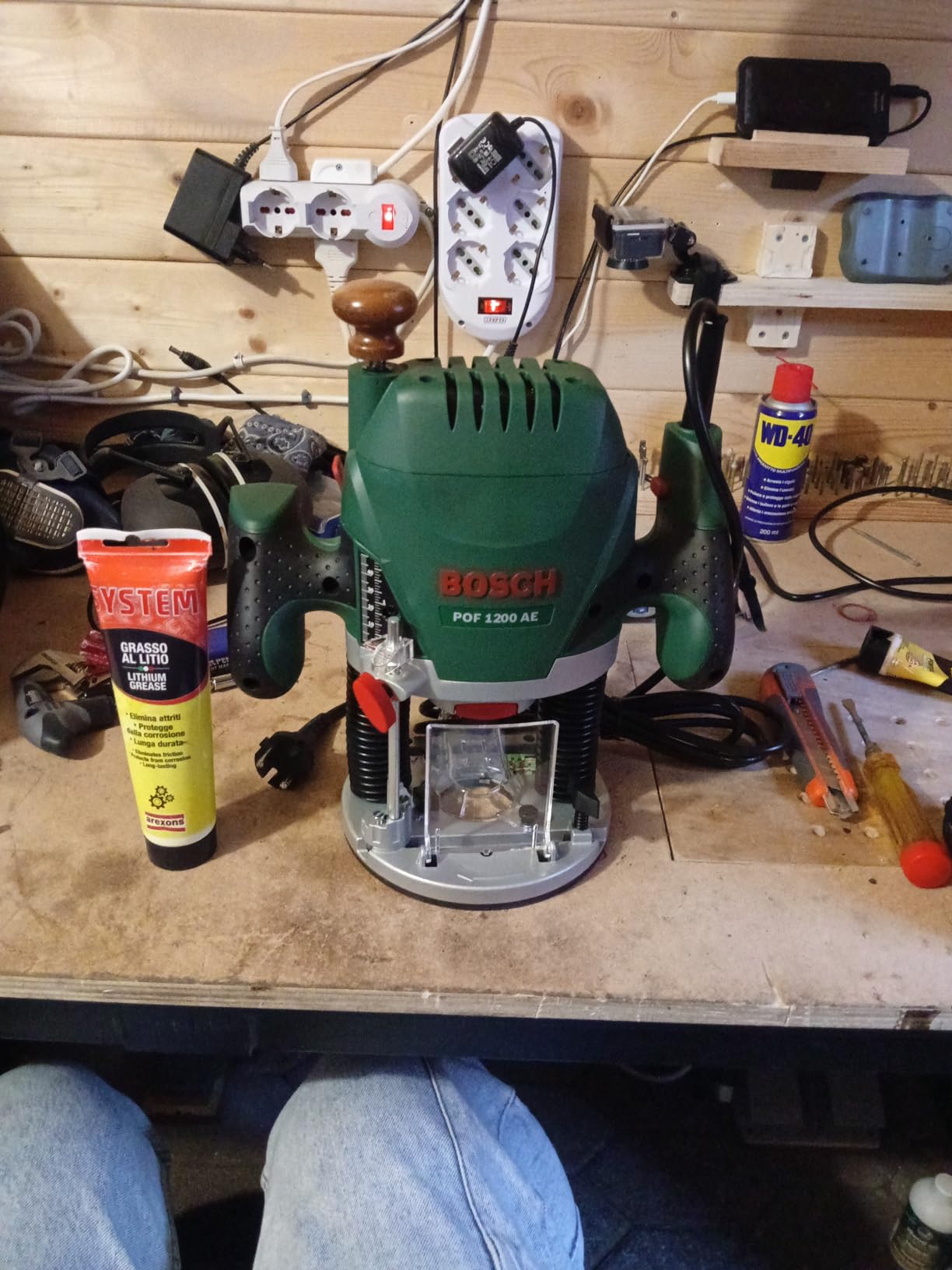 Bosch POF 1200 AE Fresatrice Verticale 1200W 230V