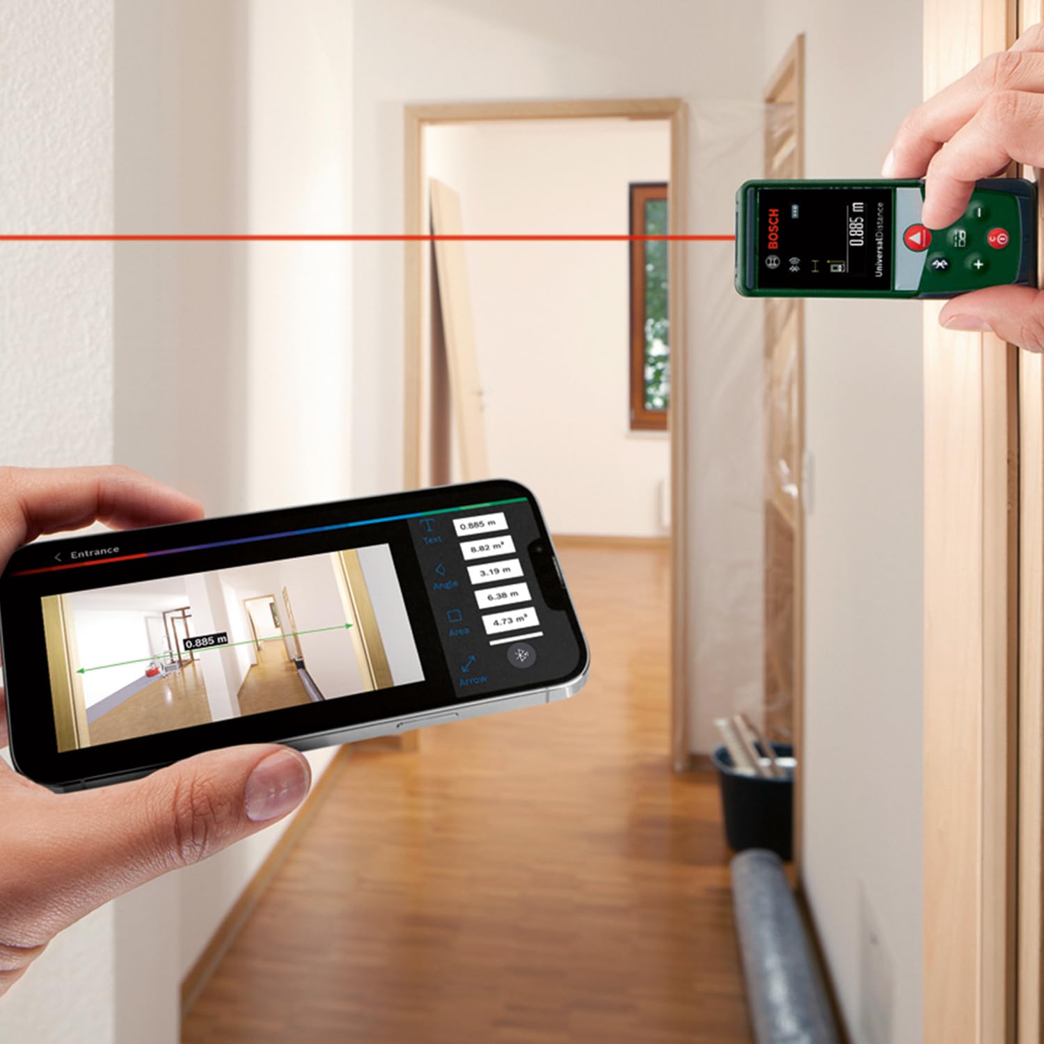 Bosch UniversalDistance 50C Telemetro Laser 50 m Bluetooth