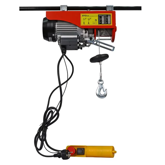 Wiltec Argano Elettrico 480W 100/200 kg Fune 12 m