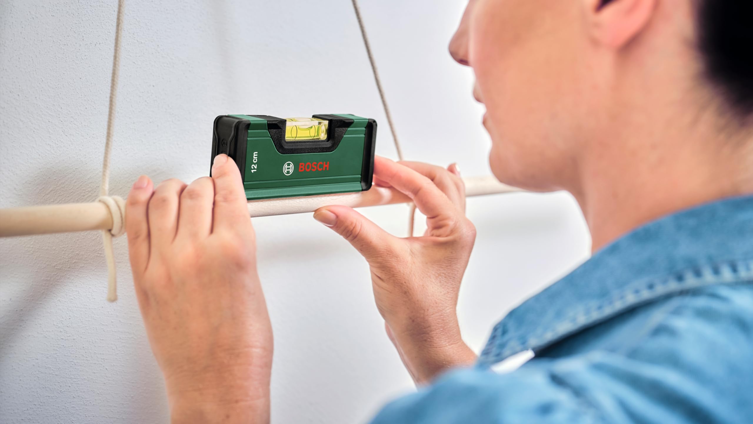 Bosch Livella a Bolla 12 cm Alluminio tascabile V-groove
