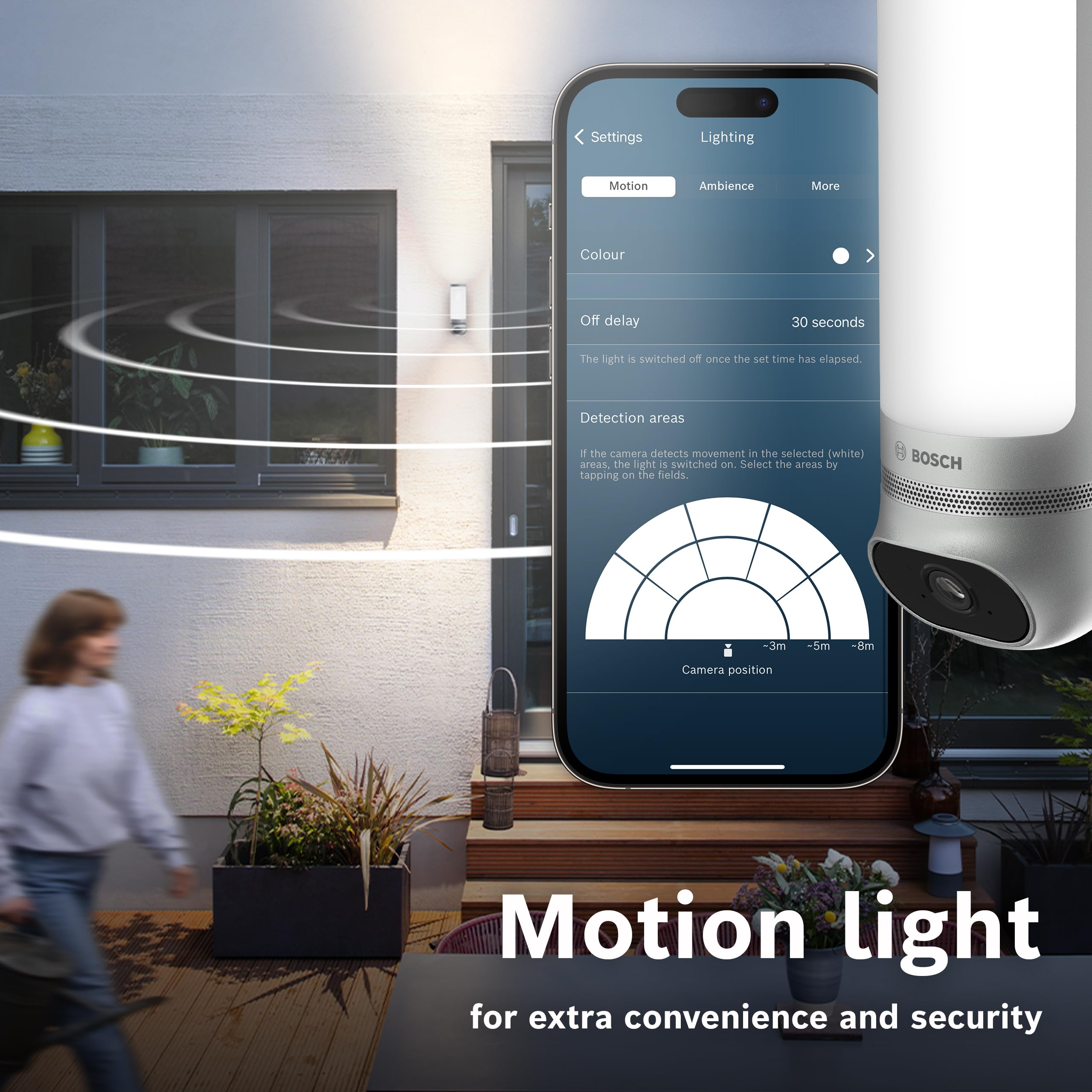 Bosch Smart Home Videocamera per Esterni II argento Full-HD 1080p