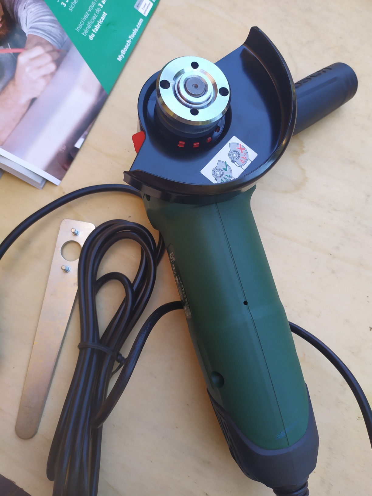 Bosch PWS 750-115 Smerigliatrice 750W Disco 115mm