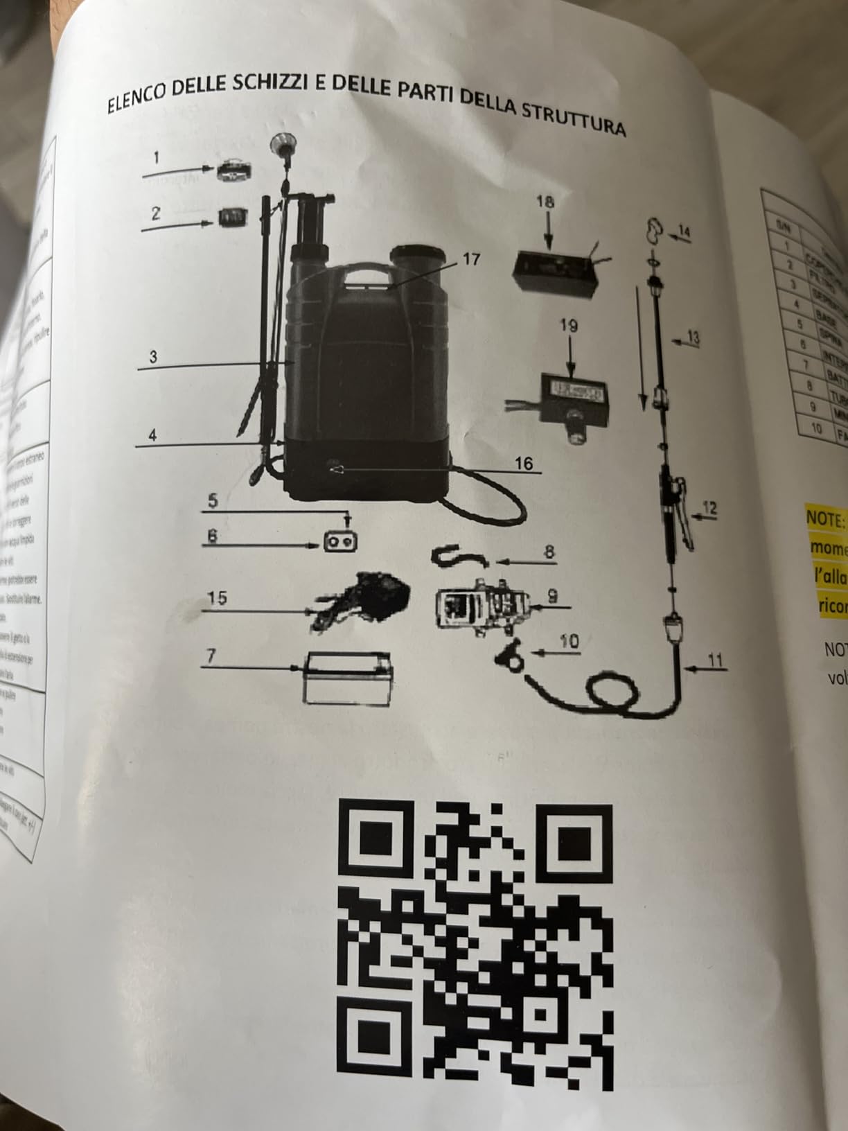DE ROSA SHOP Pompa Irroratrice Batteria 16L 12V a spalla verderame