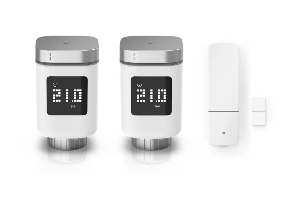 Bosch Smart Home Set Riscaldamento Smart Kit 2 Termostati+Sensore