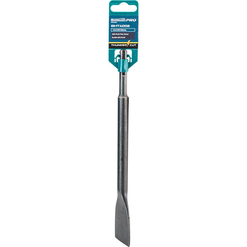 Bormann Scalpello SDS Plus 14x250x40 mm Piatto