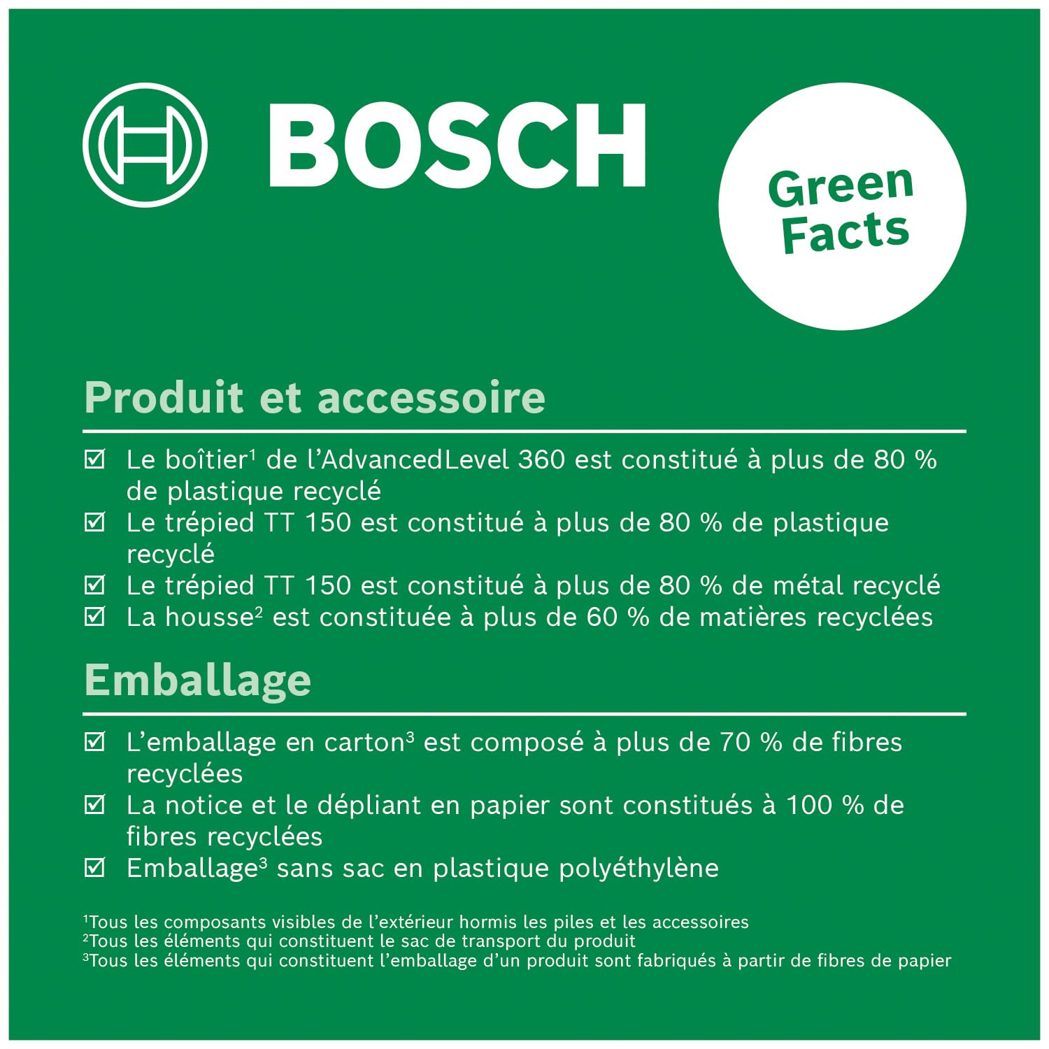 Bosch AdvancedLevel 360 livella laser verde con treppiede