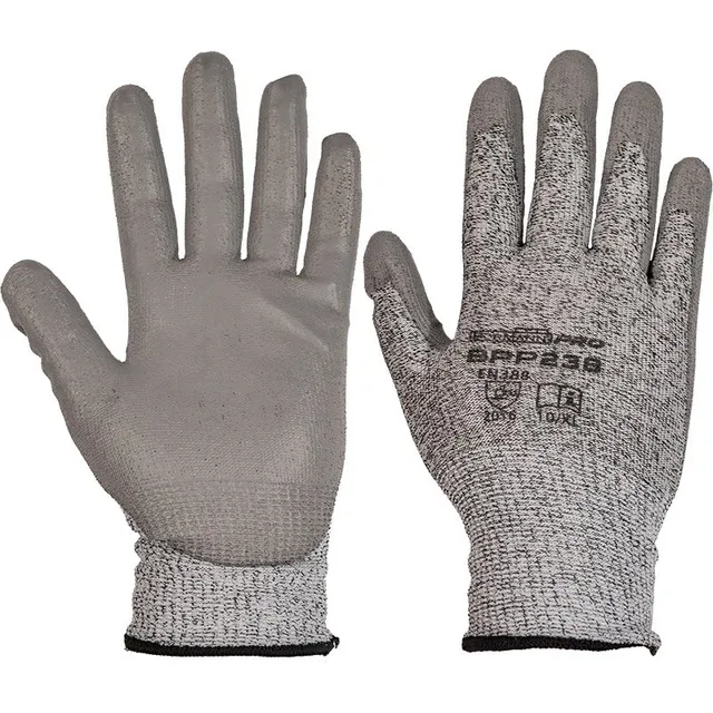 Bormann guanti antitaglio PU XL 10 rivestiti resistenti