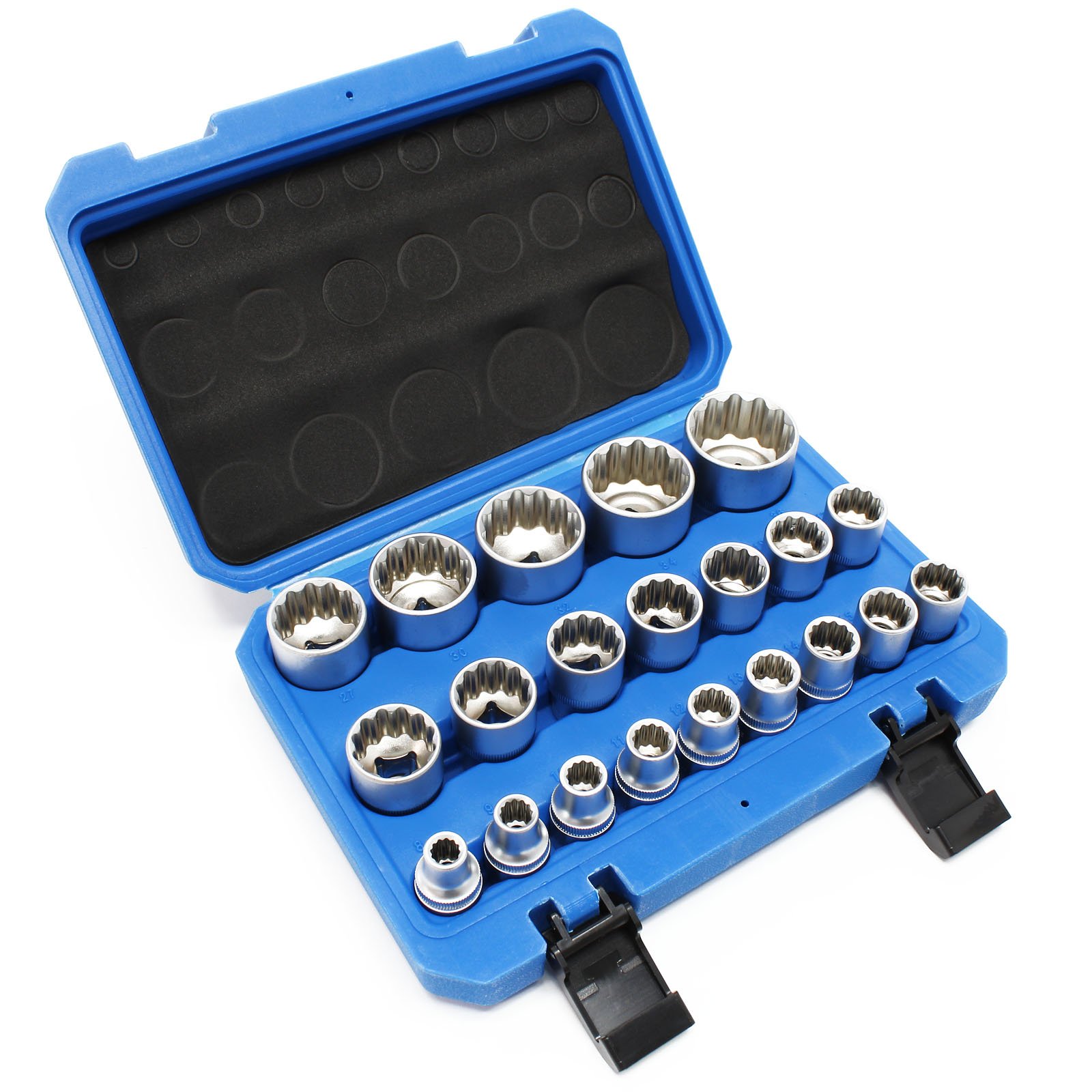 Wiltec Set Chiavi a Bussola 172 Pezzi Cricchetto