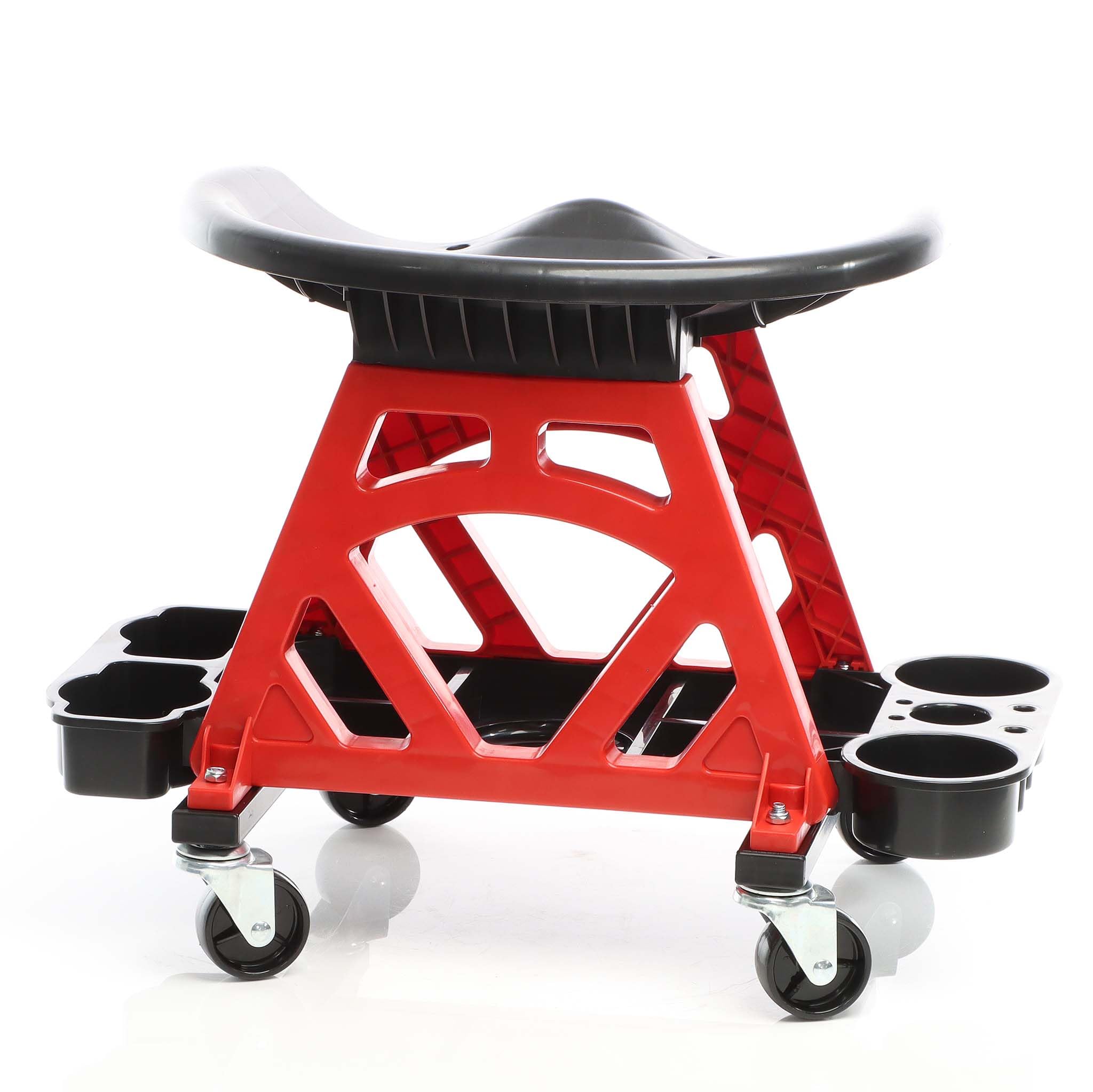 XPOtool sgabello officina con ruote 150 kg portautensili